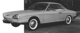 [thumbnail of 1963 Chevrolet Corvair 2+2 Coupe Speciale by Pininfarina f3q B&W.jpg]